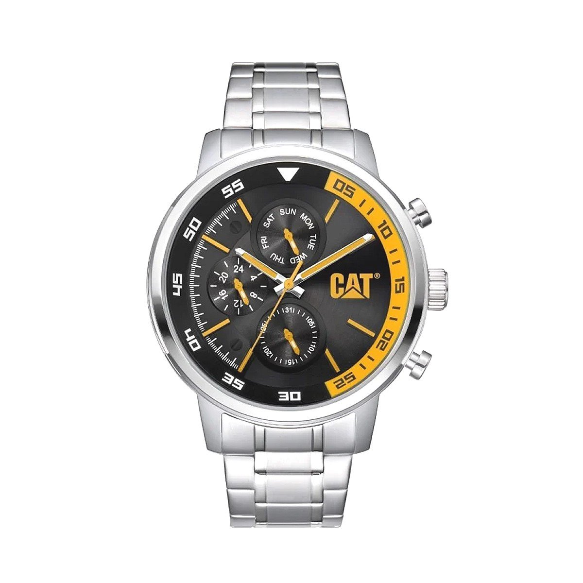 Ceas pentru barbati CAT SAIL MULTI WATCH, mecanism QUARTZ, analog, carcasa 46 mm, otel inoxidabil, cadran negru, AK.149.11.127