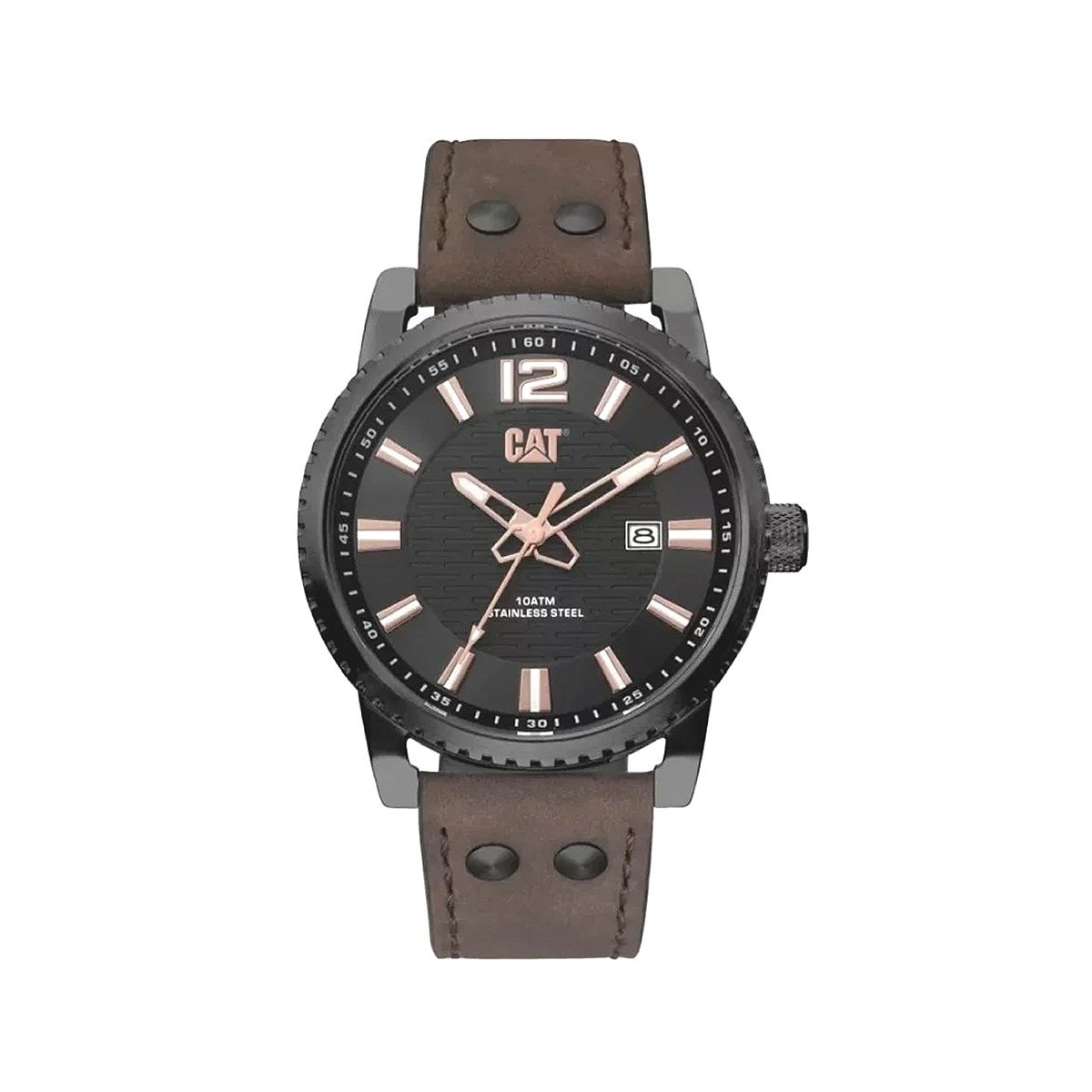 Ceas pentru barbati CAT UTILITY, mecanism QUARZ, analog, carcasa 44 mm din otel inoxidabil, cadran negru, NP.161.35.139
