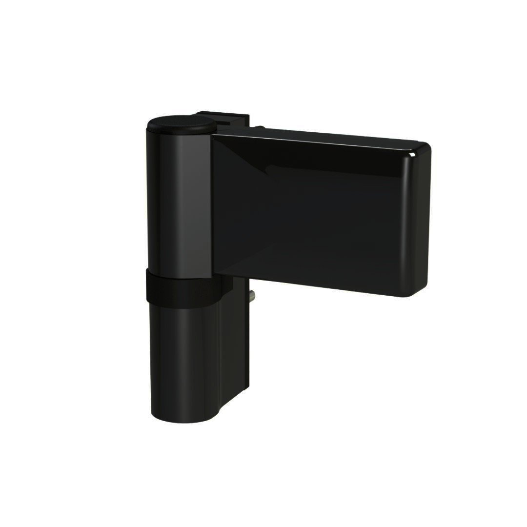 Balama usa termopan, DHV, pt usi PVC, inaltime cercevea 15-20 mm, reglaj 3D, max 140 kg, culoare neagra RAL 9005