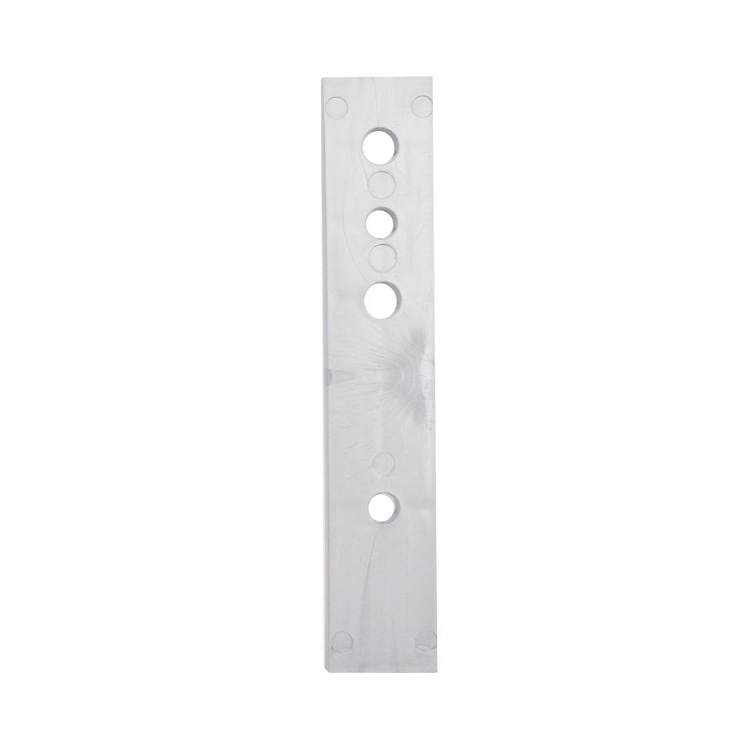 Placuta de compensare inaltime, balama usa termopan, DHV, grosime 3 mm, culoare argintie F1