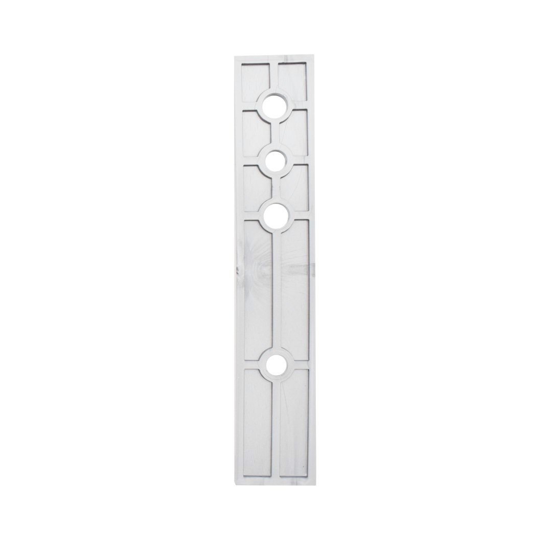 Placuta de compensare inaltime, balama usa termopan, DHV, grosime 3 mm, culoare argintie F1