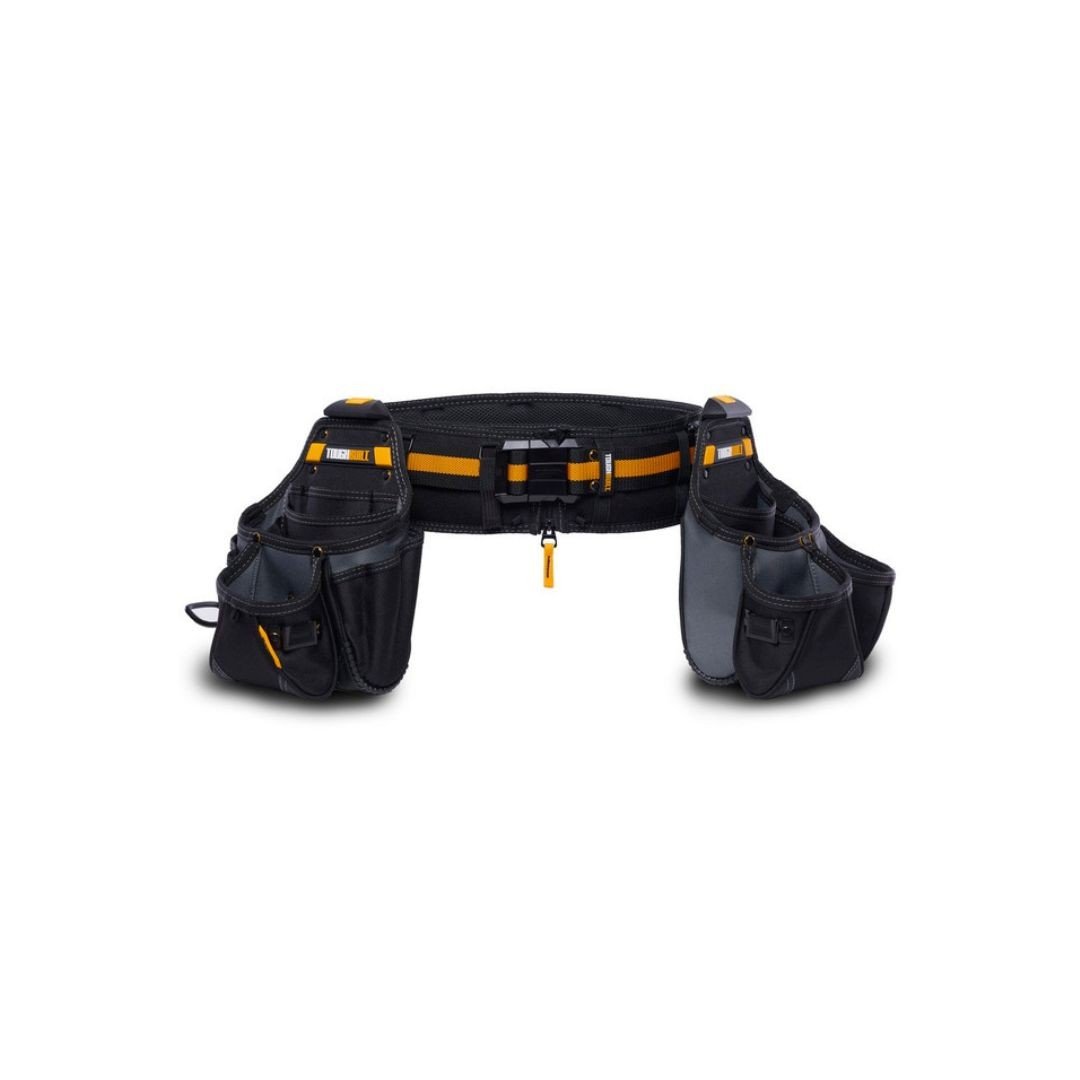 Set centura pentru scule ToughBuilt TRADESMAN TB-CT-111, 3 piese, 2 buzunare detasabile, 27 compartimente