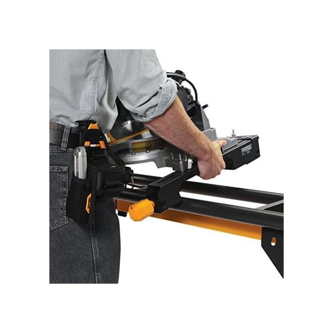 Stand pentru fierastrau circular ToughBuilt TB-S510 pliabil, extensibil la 195 centimetri si roti pentru transport