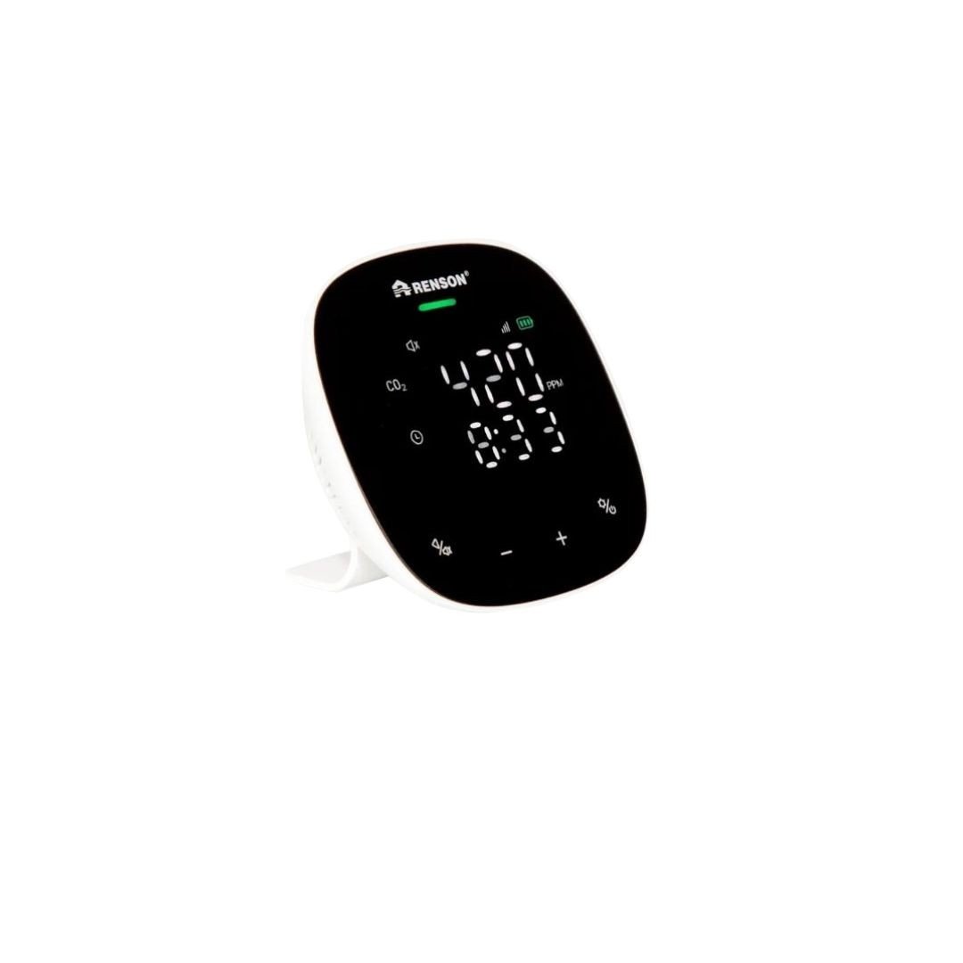 Aparat de monitorizare a concentratiei de CO2, a temperaturii si umiditatii din incaperi RENSON SENSE GO, cu conexiune WI-FI