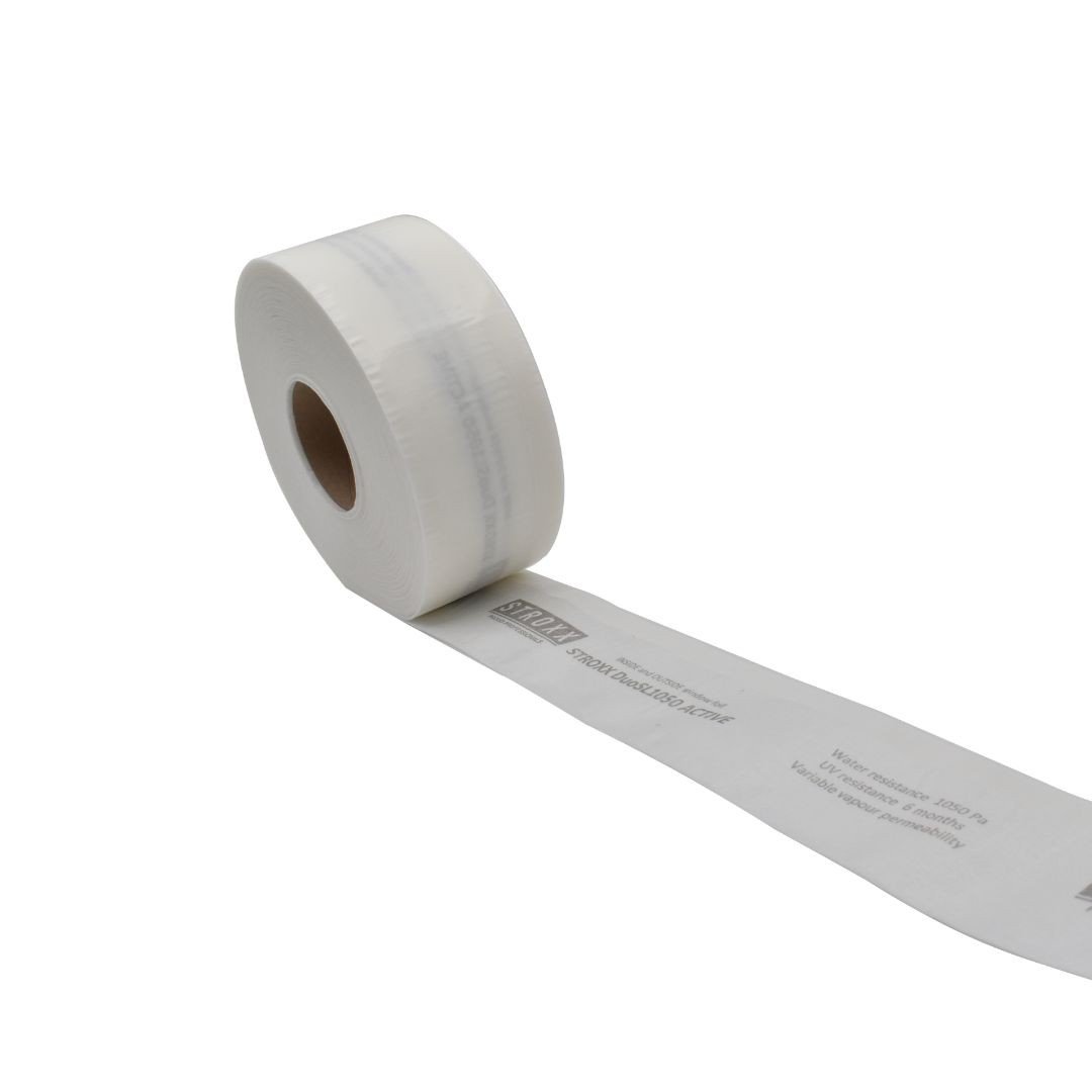 Banda adeziva pentru etansare ferestre la interior si exterior STROXX MULTI TEC 1050 SMART, latime 140 mm, rola 50m
