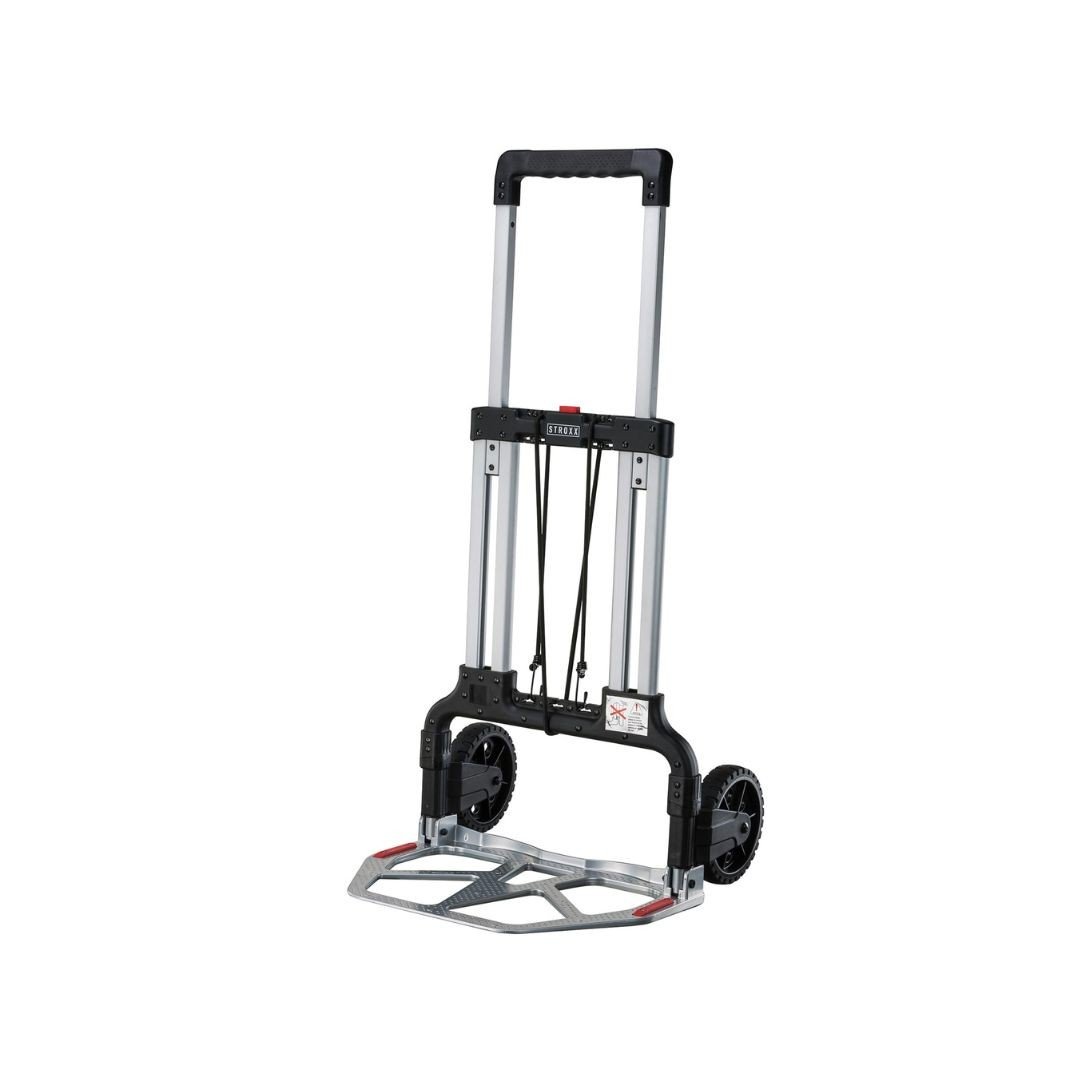Carucior pentru transport din aluminiu, STROXX, pliabil, sarcina maxima 125 kg