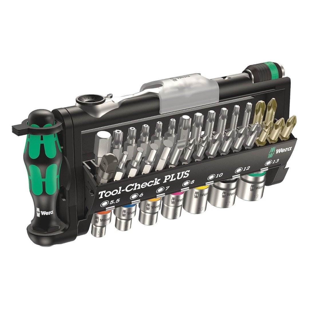 Set de scule 39 de piese, Wera Tool-Check Plus, in suport de pastrare din plastic 05056490001