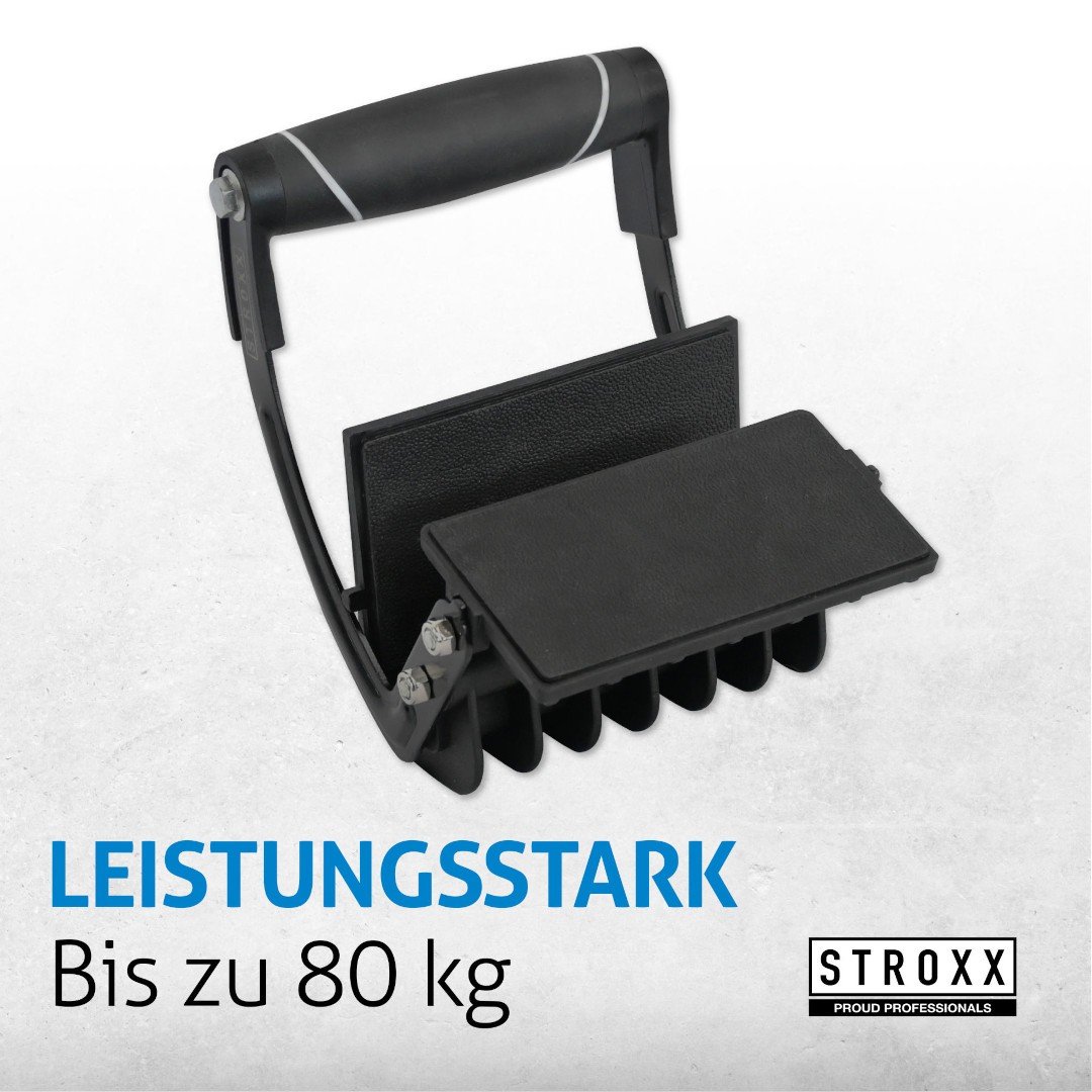 Clema pentru transport placi din lemn, STROXX, cu grosime 10-24 mm, greutate maxima suportata 80 kg