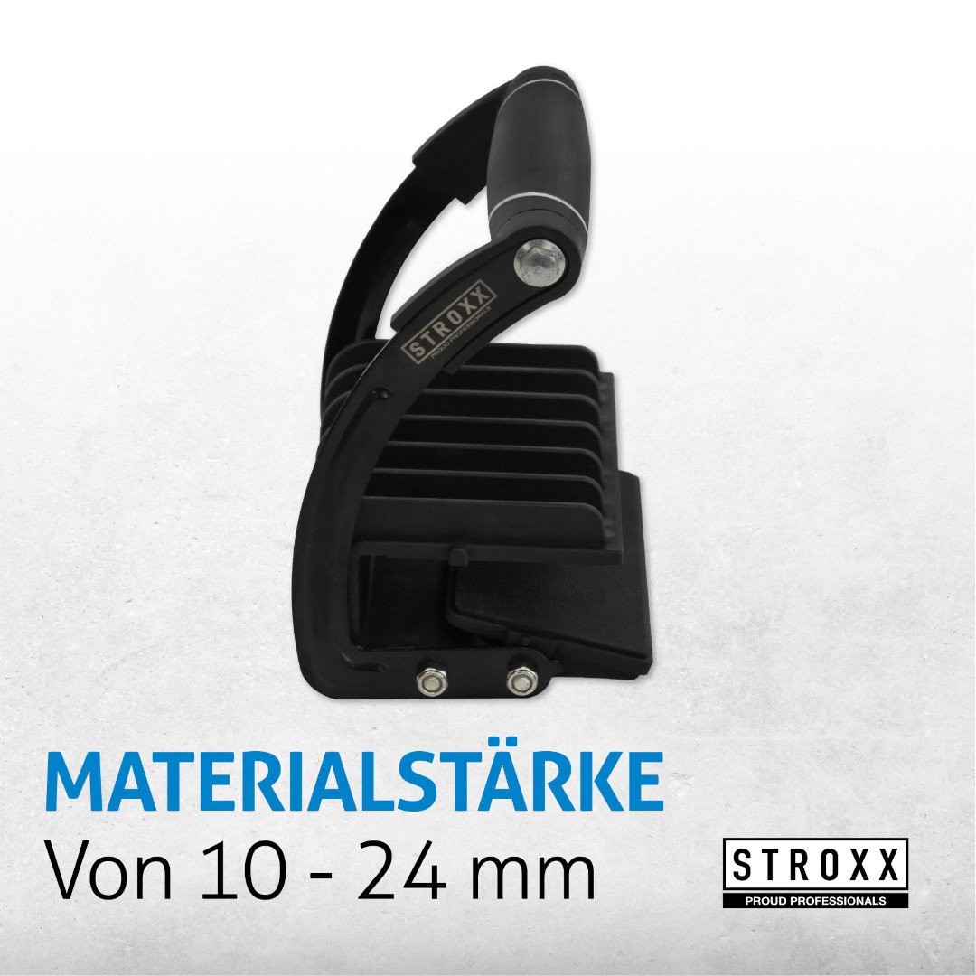 Clema pentru transport placi din lemn, STROXX, cu grosime 10-24 mm, greutate maxima suportata 80 kg