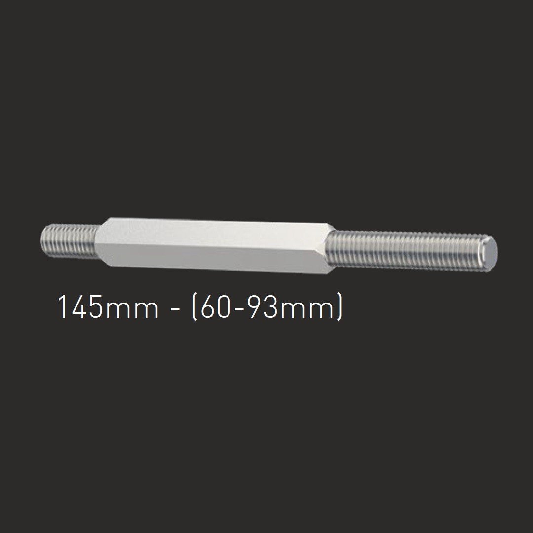 Surub de prindere Medos pentru manerele spatiale din aluminiu forma rectangulara/triunghiulara grosime profil 60-93 mm