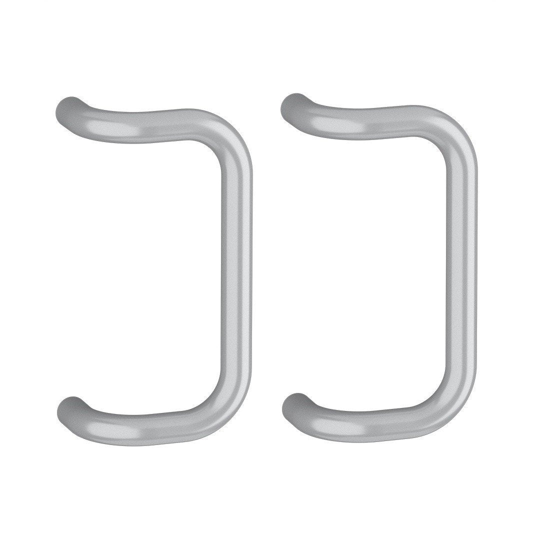 Set maner spatial Medos aluminiu, diametru 30 mm, lungime 330 mm, rectangular, culoare argintiu, fara accesorii de prindere