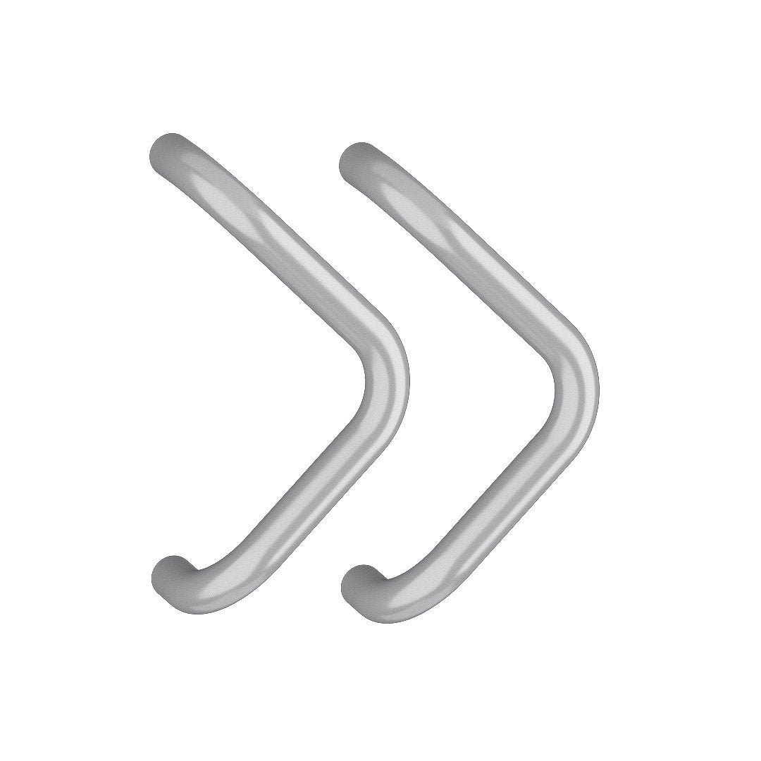 Set maner spatial Medos aluminiu, diametru 30 mm, lungime 330 mm, triunghiular, culoare argintiu fara accesorii de prindere