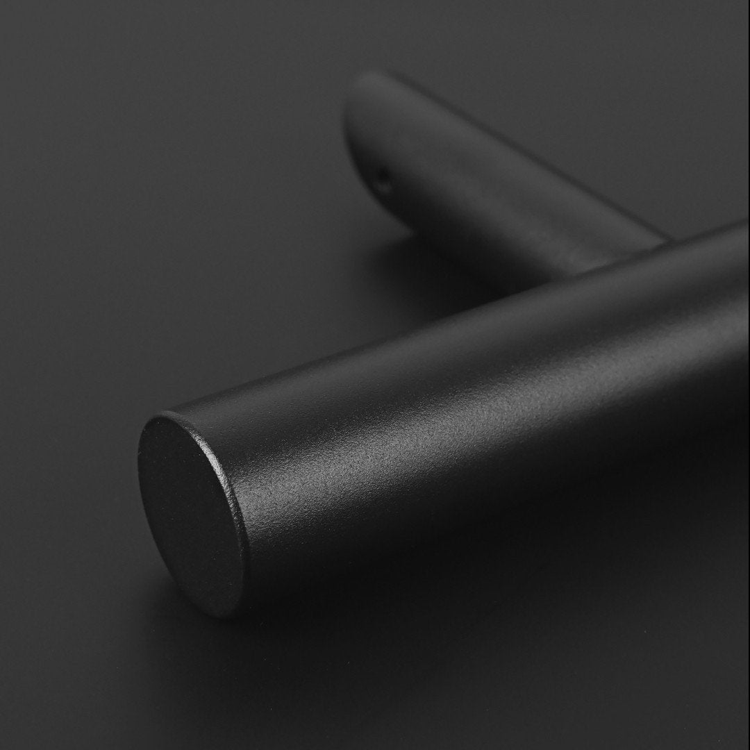 Maner spatial Medos inox diametru 32 mm lungime 1000 mm asezare la 45 grade, culoare negru RAL 9005 fara accesorii de prindere