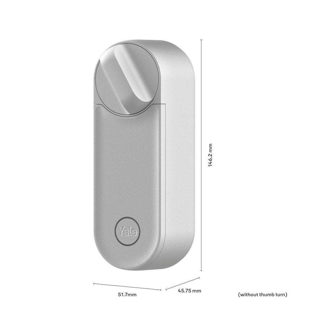 Incuietoare inteligenta, Yale Linus L2, control prin aplicatie, compatibila cu Alexa si Google Home, argintie, 05/103210/SI