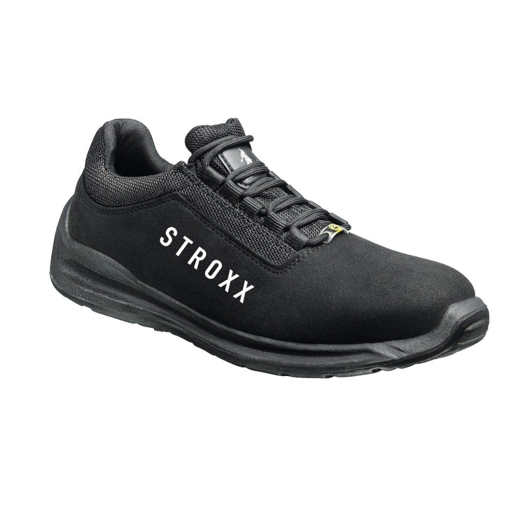 Pantofi de protectie STROXX Titan-Pro S3 ESD DGUV, marimea 40, bombeu metalic, talpa rezistenta la perforare, culoare negru