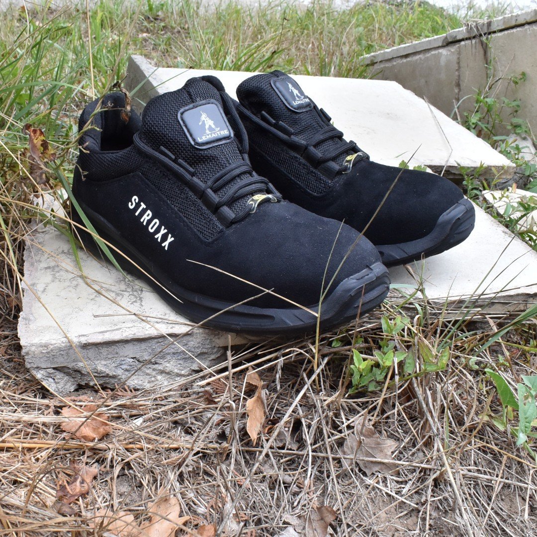 Pantofi de protectie STROXX Titan-Pro S3 ESD DGUV, marimea 43, bombeu metalic, talpa rezistenta la perforare, culoare negru