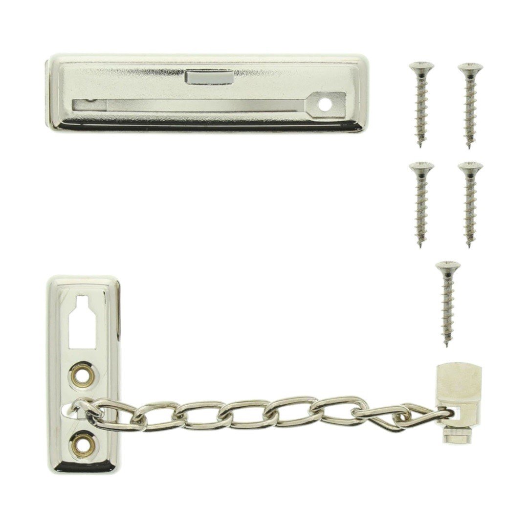 Lant de siguranta pentru usa BURG-WACHTER TK 64 SB pentru limitare in pozitie intredeschisa a usii