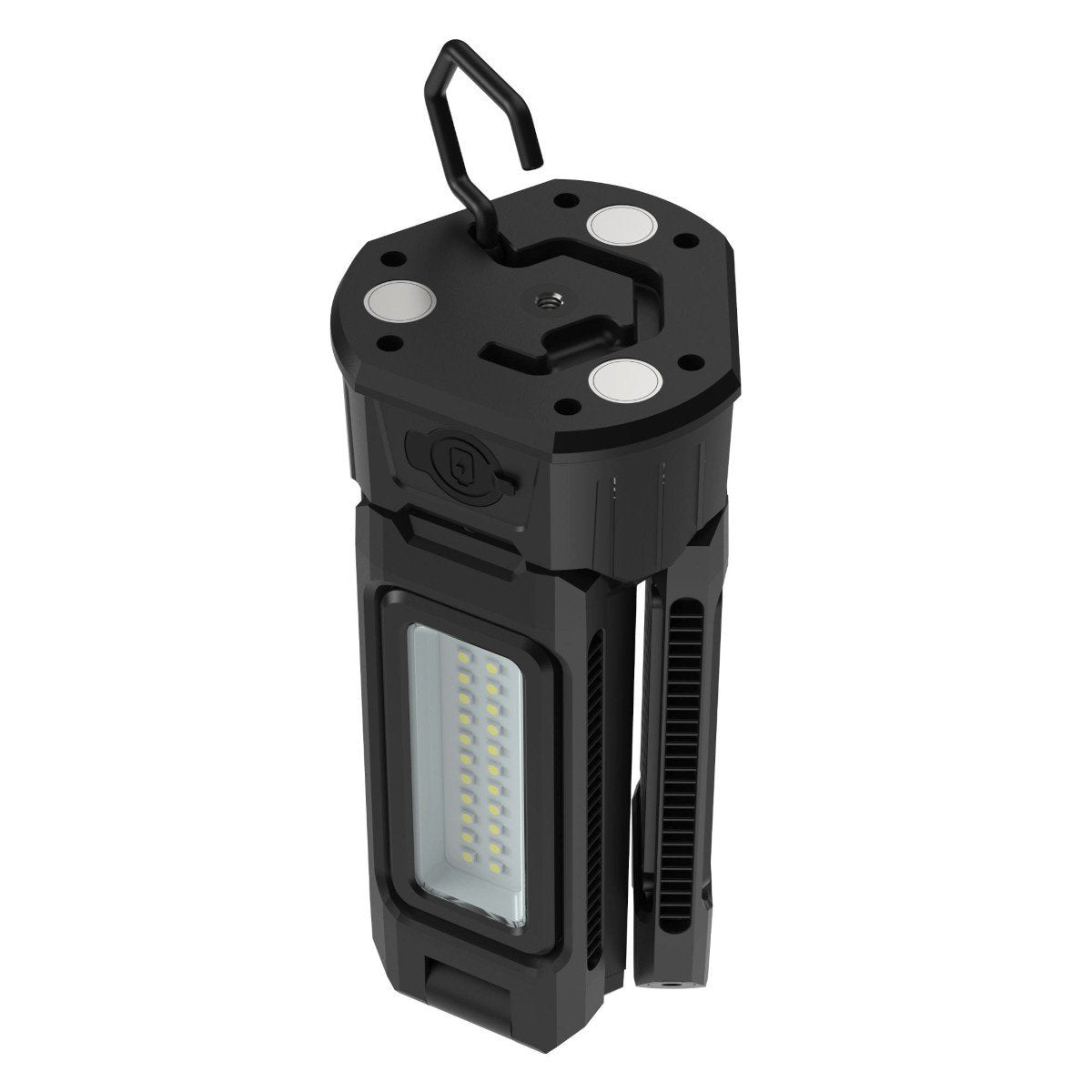 Lampa de lucru led STROXX Trio Head, 7000 lumeni, 3 surse pliabile si rotative, acumulator 4000 mAh, functie baterie externa