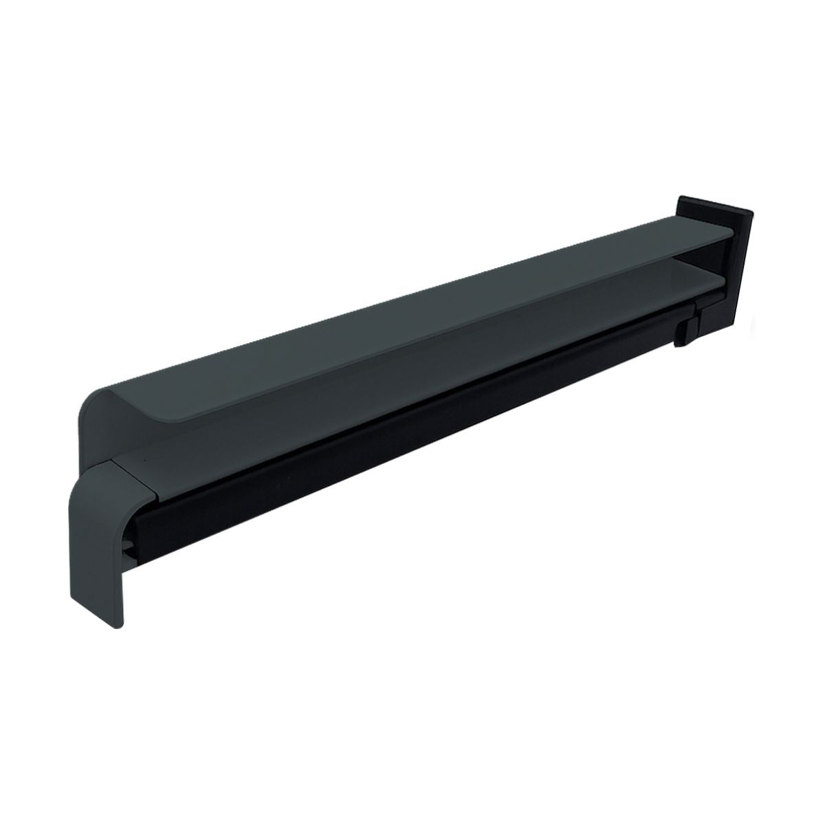 Element capat pervaz aluminiu Gutmann BF 2506-Z stanga, antracit mat RAL7016M, pentru GS 25 latime 240 mm
