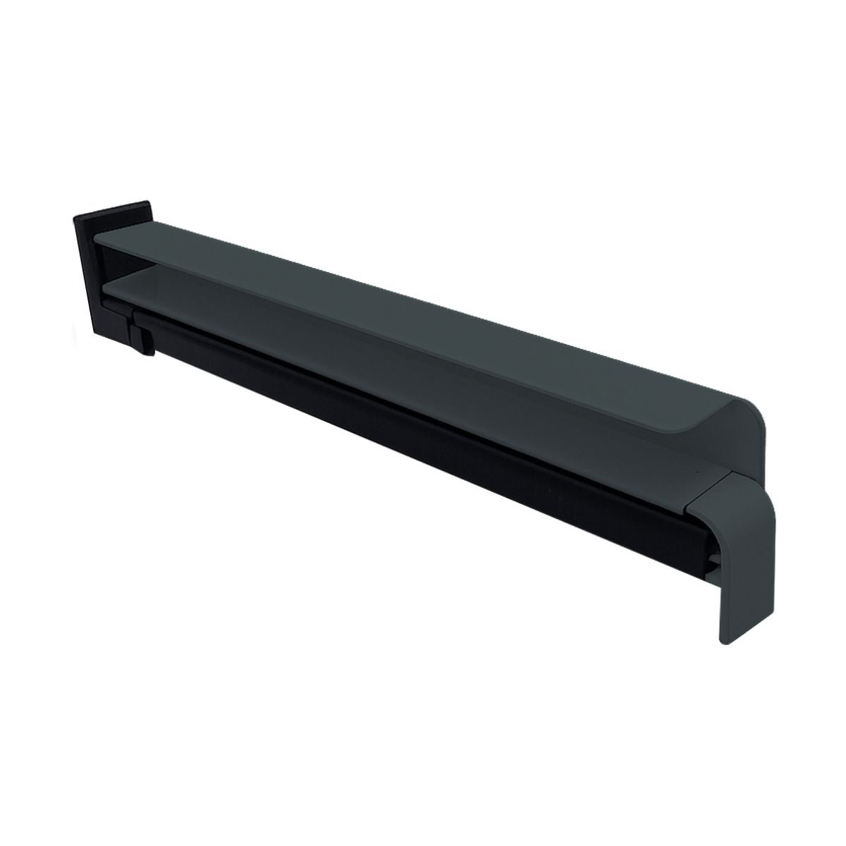 Element capat pervaz aluminiu Gutmann BF 2506-Z dreapta, antracit mat RAL7016M, pentru GS 25 latime 240 mm