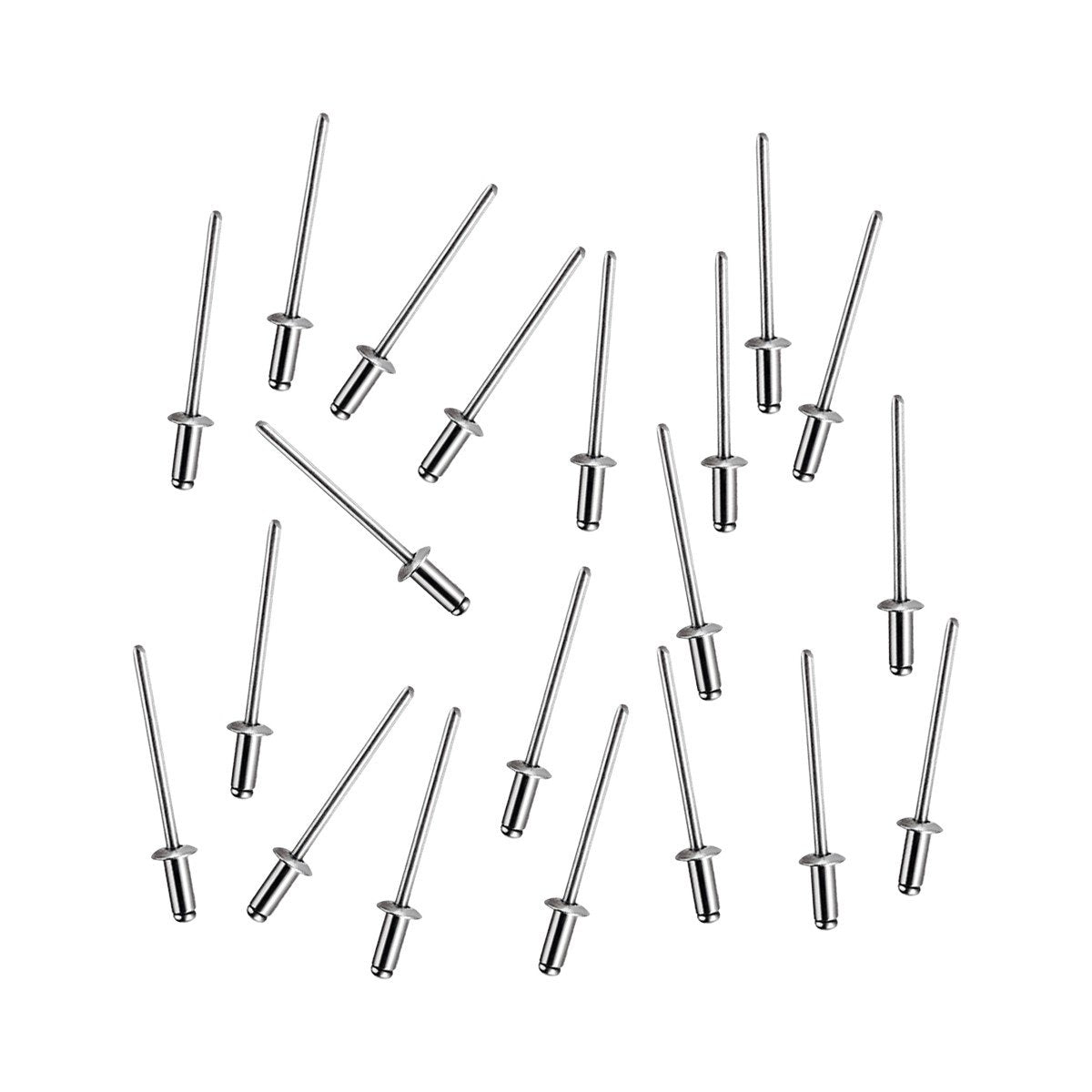 Set 20 nituri STANLEY 1-PAA44T din aluminiu, diametru 3 mm, lungime utila 7 mm