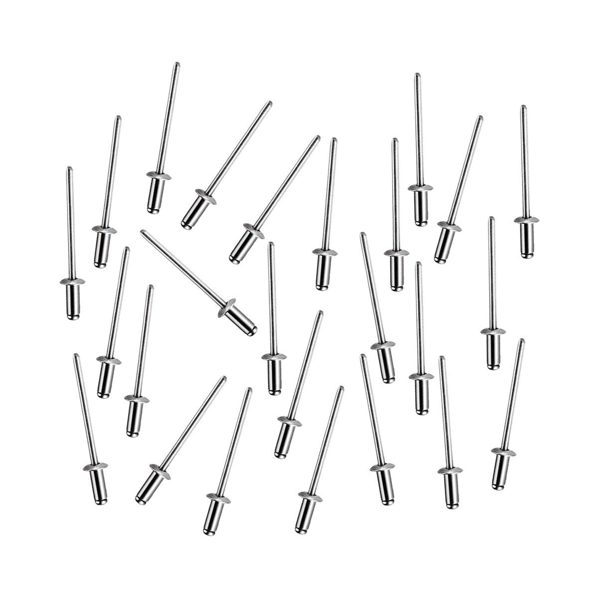 Set 25 nituri STANLEY 1-PAA42T din aluminiu, diametru 3 mm, lungime utila 3 mm