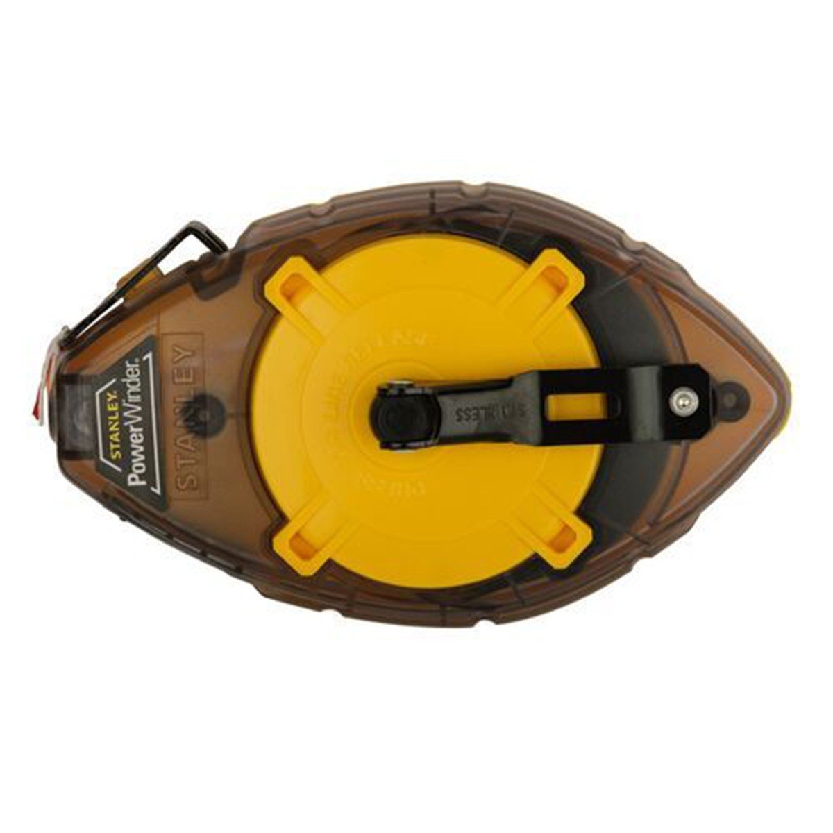 Set ata de trasat STANLEY POWERWINDER 0-47-465, fir 30 m, praf de creta albastra 115 gr, nivela cu bula de aer atasabila pe fir