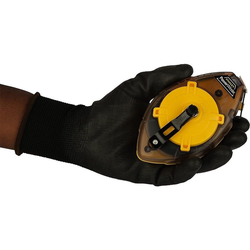 Set ata de trasat STANLEY POWERWINDER 0-47-465, fir 30 m, praf de creta albastra 115 gr, nivela cu bula de aer atasabila pe fir