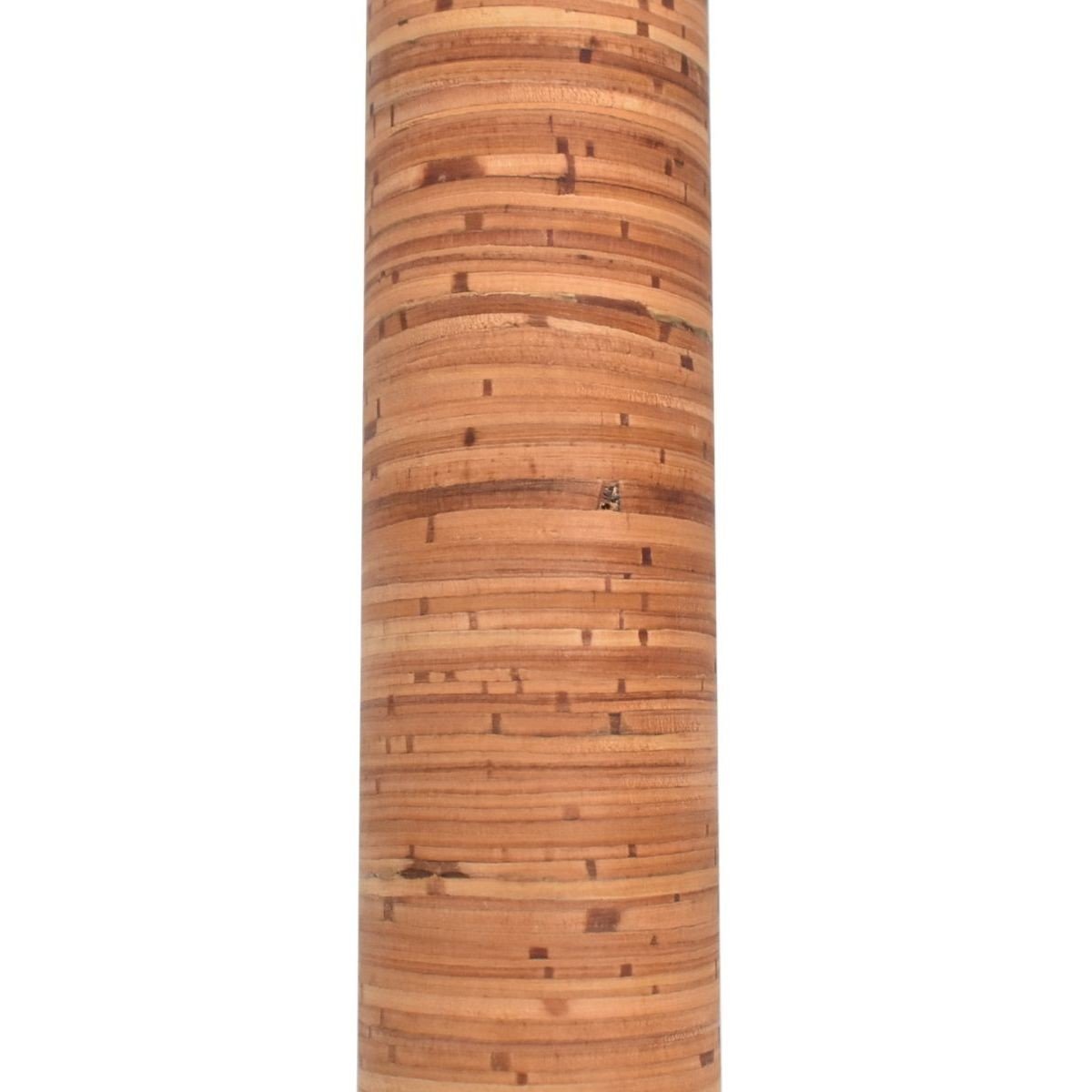 Maner spatial o singura parte, blaugelb inox lucios, insertie mesteacan, 800 mm, asezare 45 de grade, fara accesorii de prindere