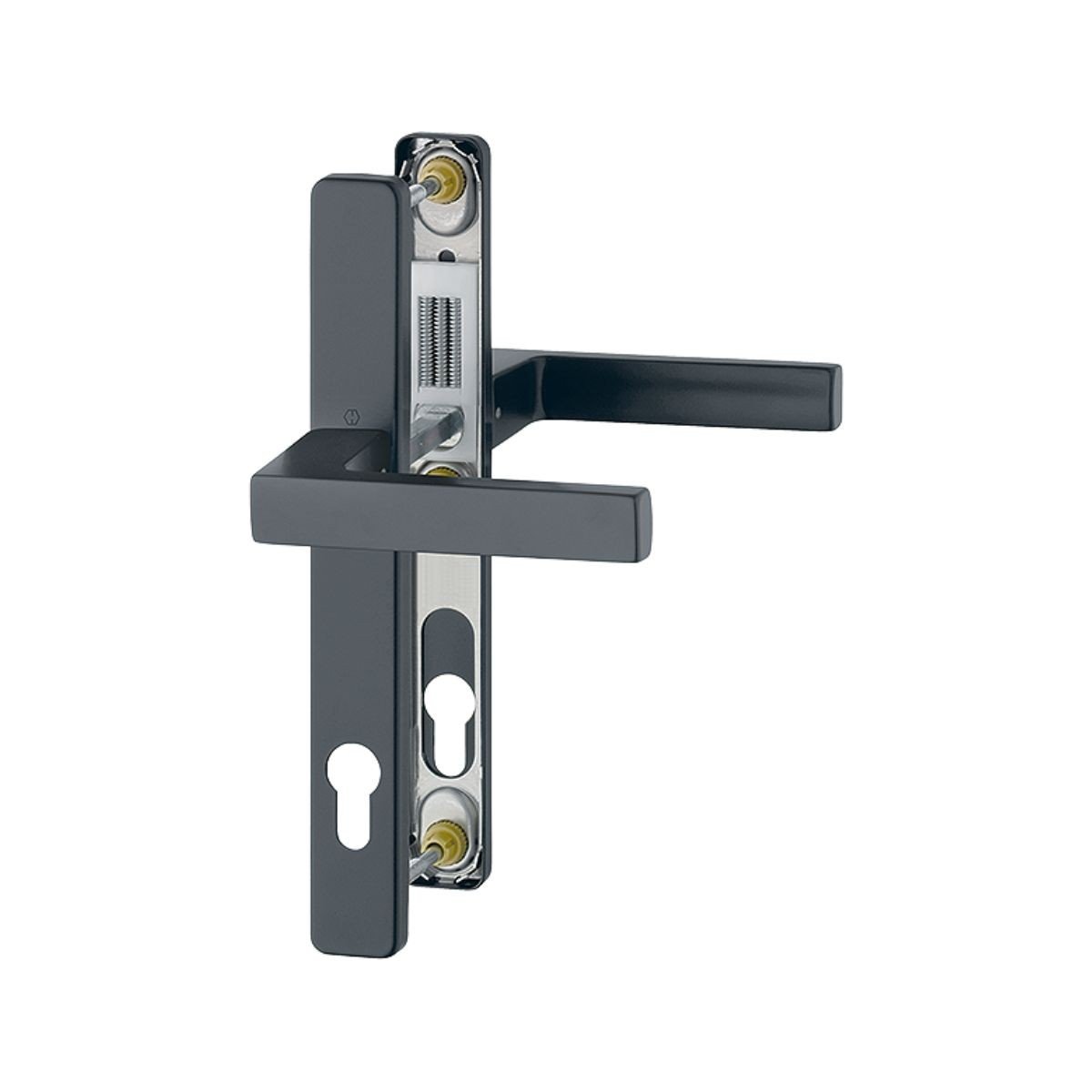 Maner usa termopan, Hoppe Austin, 92 x 30 mm, aluminiu, culoare negru mat F9714M