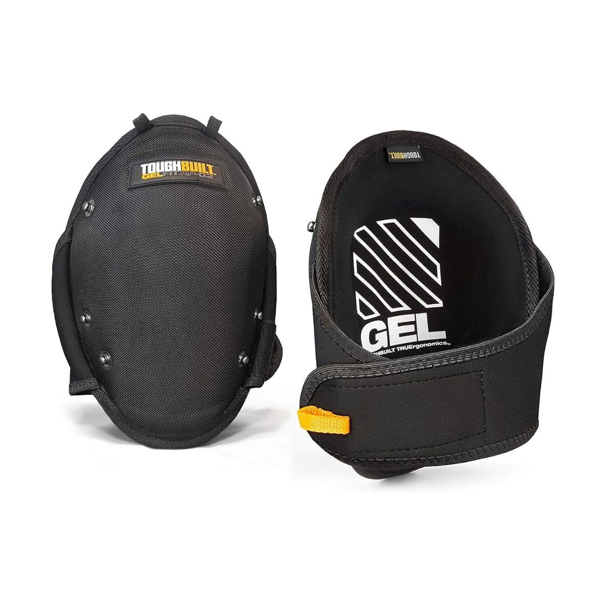 Set genunchiere 2 piese ToughBuilt GelFit TB-KP-G2, protectie si confort sporit, culoare negru