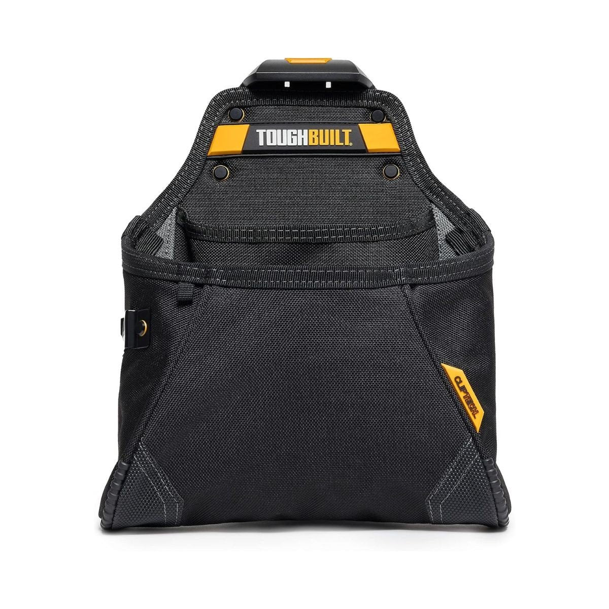 Buzunar rigid pentru accesorii ToughBuilt Supply Pouch TB-CT-05, ClipTech, suport pentru asezare pe verticala, negru
