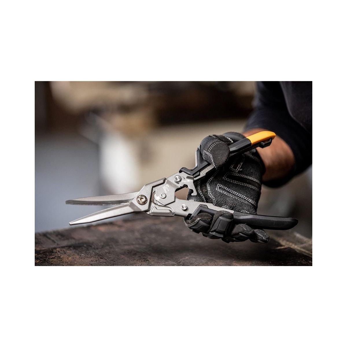 Foarfeca tabla Toughbuilt TB-H4-60-SL pentru taieri lungi si drepte
