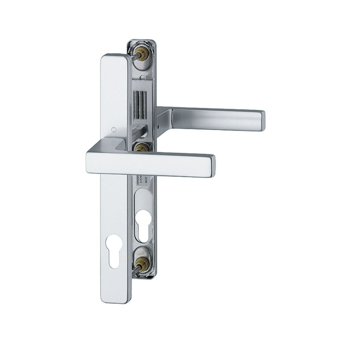 Maner usa termopan, Hoppe Austin, 92 x 30 mm, aluminiu, culoare argintiu F1