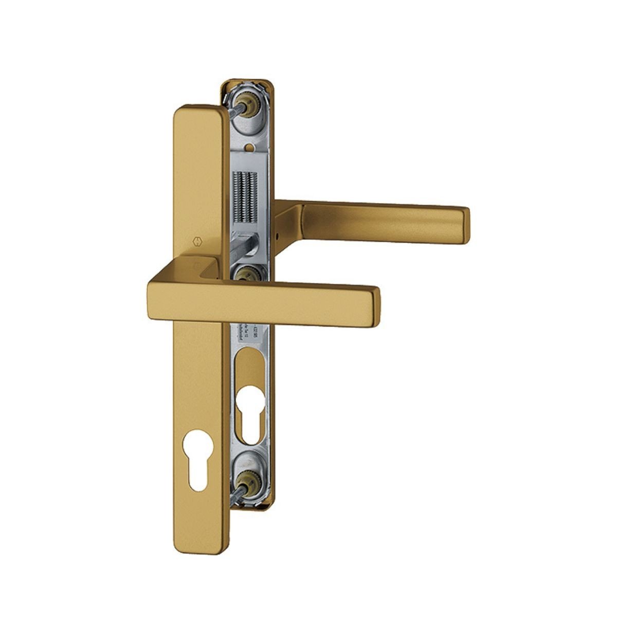 Maner usa termopan, Hoppe Austin, 92 x 30 mm, aluminiu, culoare bronz F4