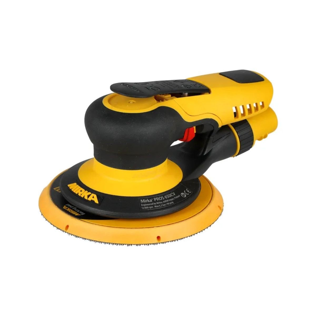 Slefuitor orbital MIRKA PROS 650CV actionare pneumatica, diametru disc 150 mm, orbitare aleatorie 5 mm, 12000 rotatii pe minut