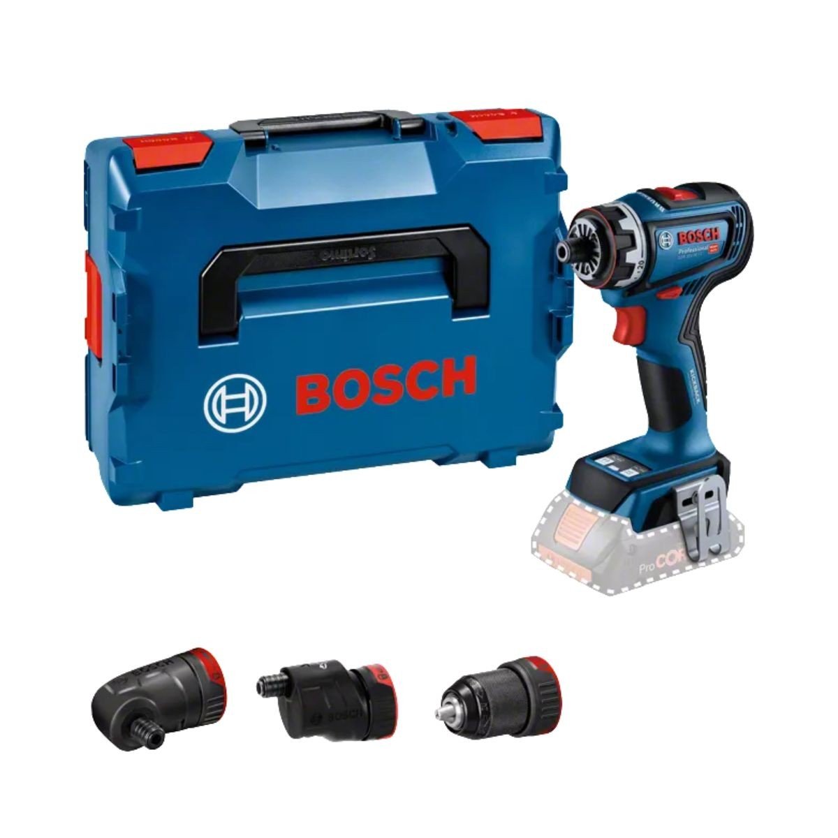 Masina de gaurit si insurubat Bosch Professional GSR 18V-90 FC, 18 Volti, fara acumulator, valiza profesionala (06019K6203)