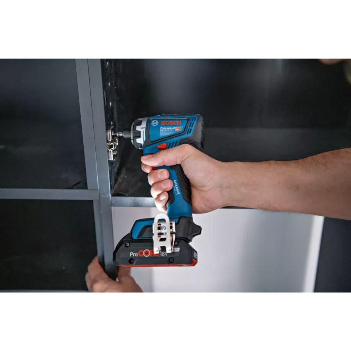 Masina de gaurit si insurubat Bosch Professional GSR 18V-90 FC, 18 Volti, fara acumulator, valiza profesionala (06019K6203)