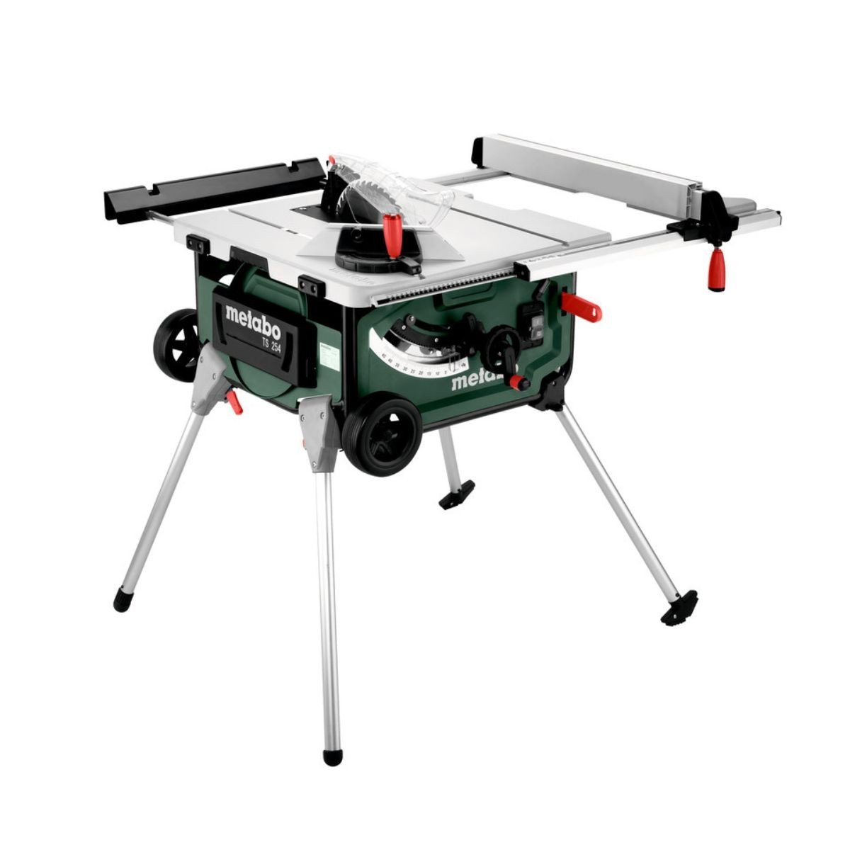 Fierastrau circular cu masa Metabo TS 254 , stativ troller, functie inclinare, ghidaj paralel, alimentare 220V-240V (600668000)