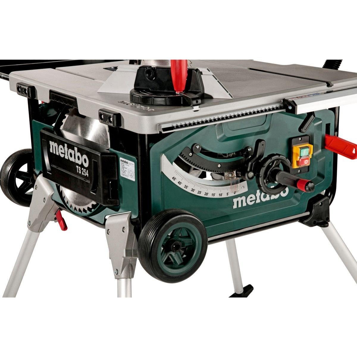 Fierastrau circular cu masa Metabo TS 254 , stativ troller, functie inclinare, ghidaj paralel, alimentare 220V-240V (600668000)