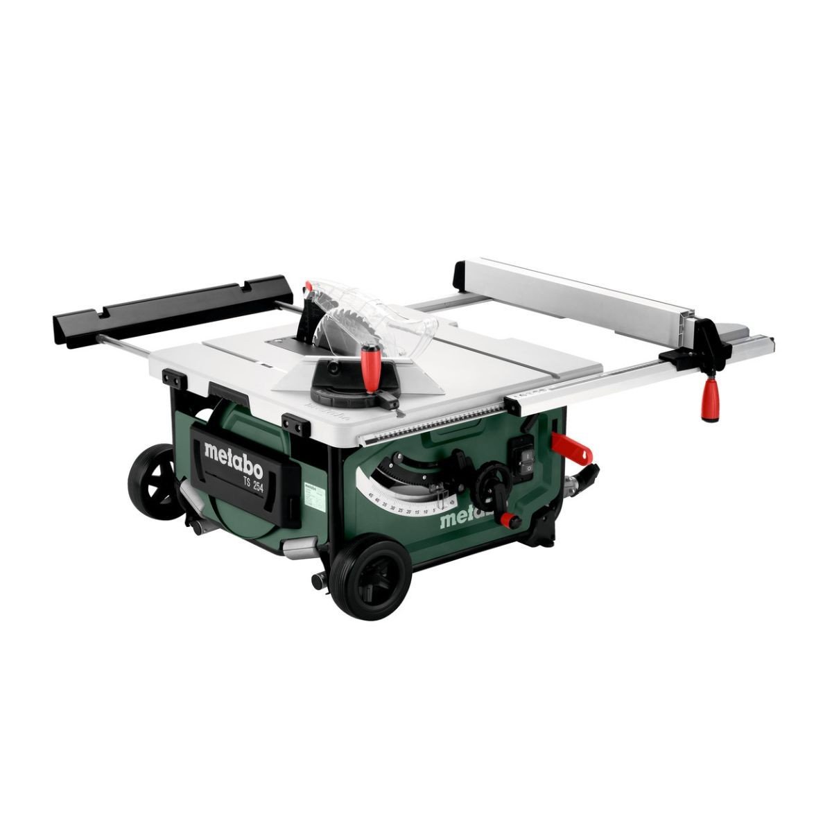 Fierastrau circular cu masa Metabo TS 254 , stativ troller, functie inclinare, ghidaj paralel, alimentare 220V-240V (600668000)