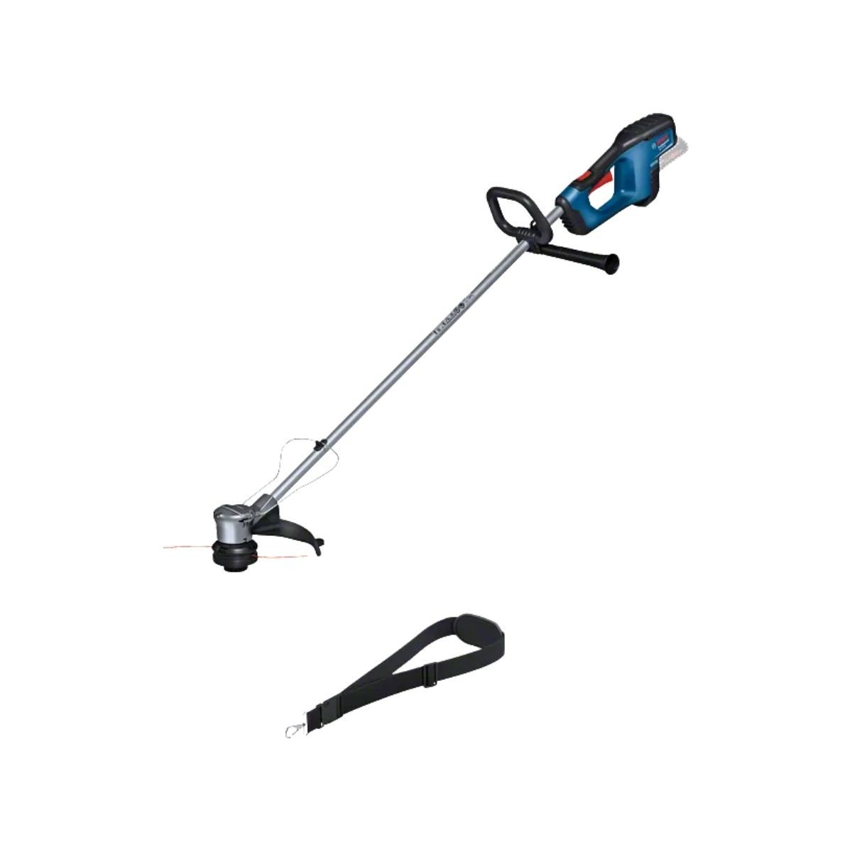 Trimmer de gazon 33 cm Bosch Professional GRT 18V-33, pentru acumulator Li-Ion 18V, fara acumulator si incarcator (06008D0000)