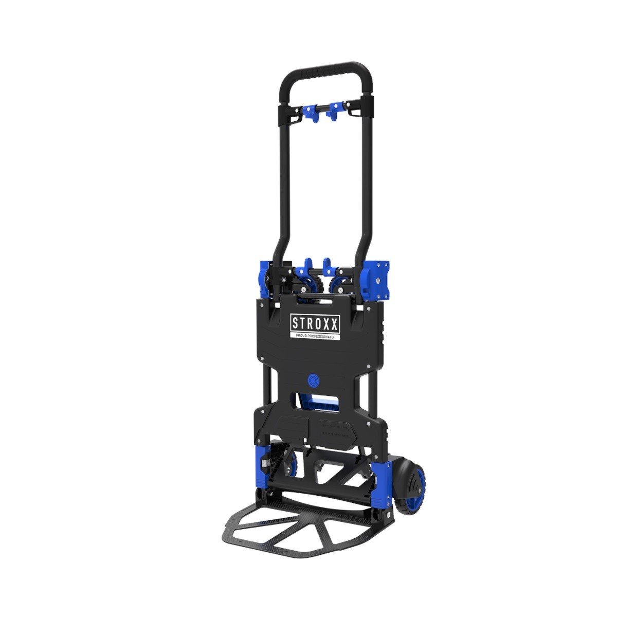 Carucior pentru transport marfa 2 in 1 STROXX, convertibil 2/4 roti, sarcina 68/136 kg