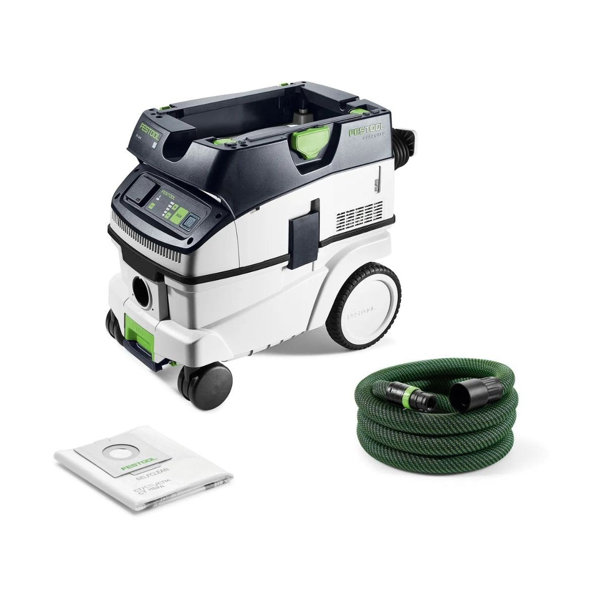 Aspirator mobil Festool CLEANTEC CTL 26 EI, pentru praf, murdarie si apa, rezervor 26 l, alimentare la retea (577898)