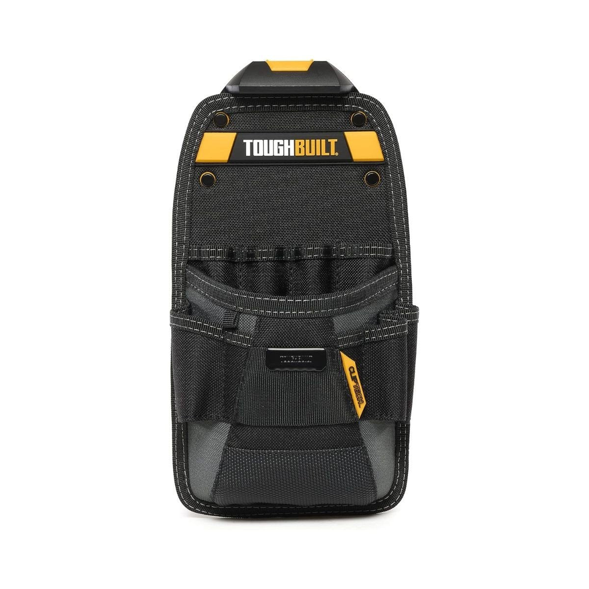 Borseta pentru accesorii ToughBuilt Technician Pouch TB-CT-22, sistem ClipTech, negru