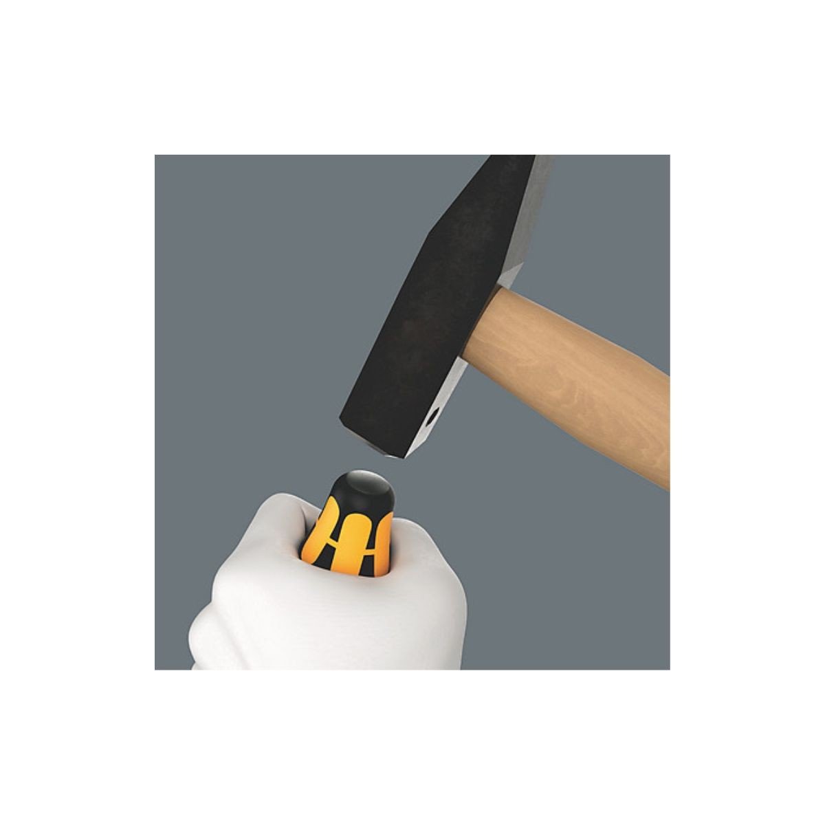 Set 6 surubelnite Wera Kraftform 932/6, pentru insurubat si daltuire, suport depozitare inclus, 05018282001