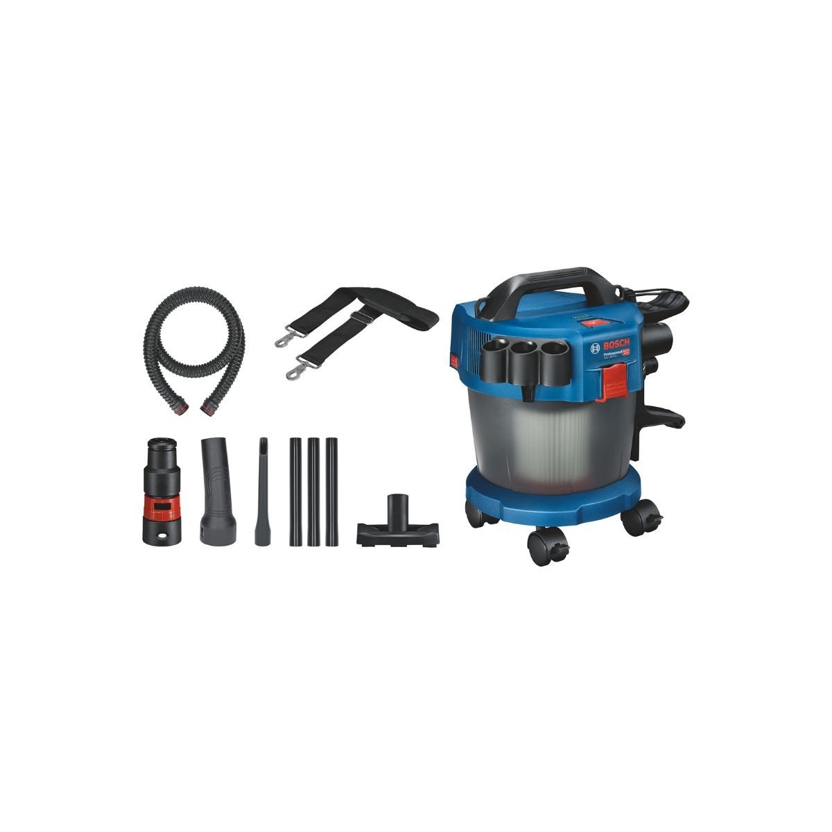 Aspirator umed/uscat Bosch Professional GAS 18V-10 L  fara acumulator 18V si incarcator, cu accesorii, 06019C6302