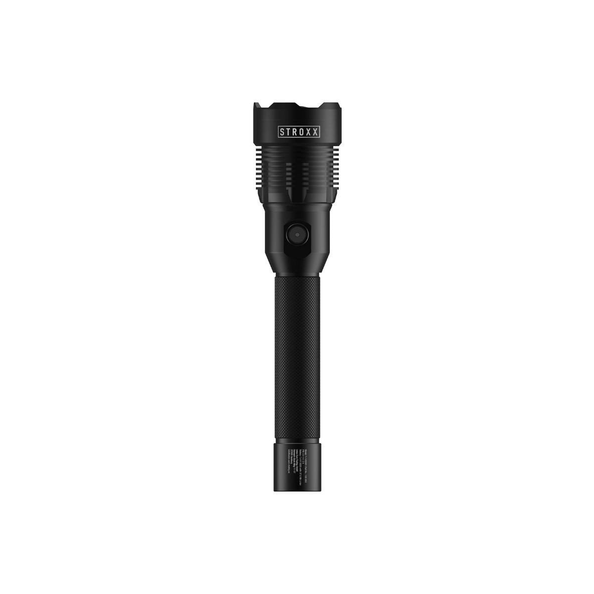 Lanterna led STROXX 102-553, acumulator 5000 mAh, 12000 lumeni, carcasa aluminiu, IPX5, IK07, culoare neagra