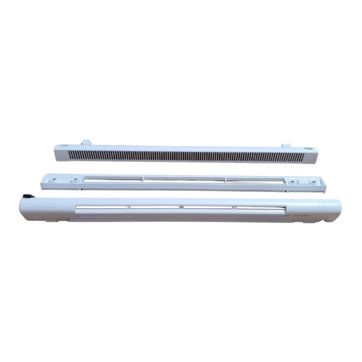 Sistem de aerisire higroreglabil AERECO EMM 5-35, alb, admisie aer pentru fereastra