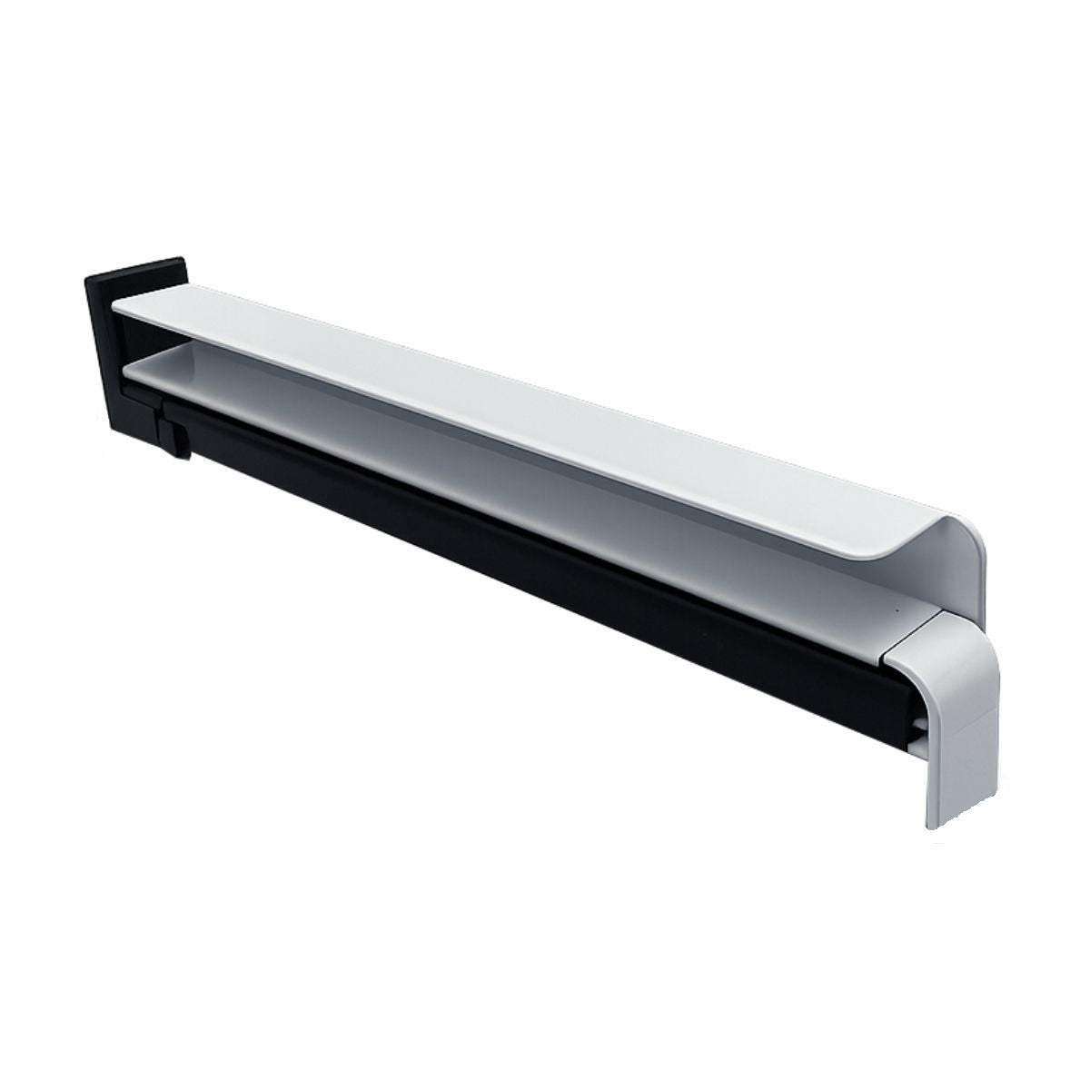 Element capat pervaz aluminiu Gutmann BF 2506-Z, dreapta, alb RAL9016, pentru GS 25, latime 240 mm